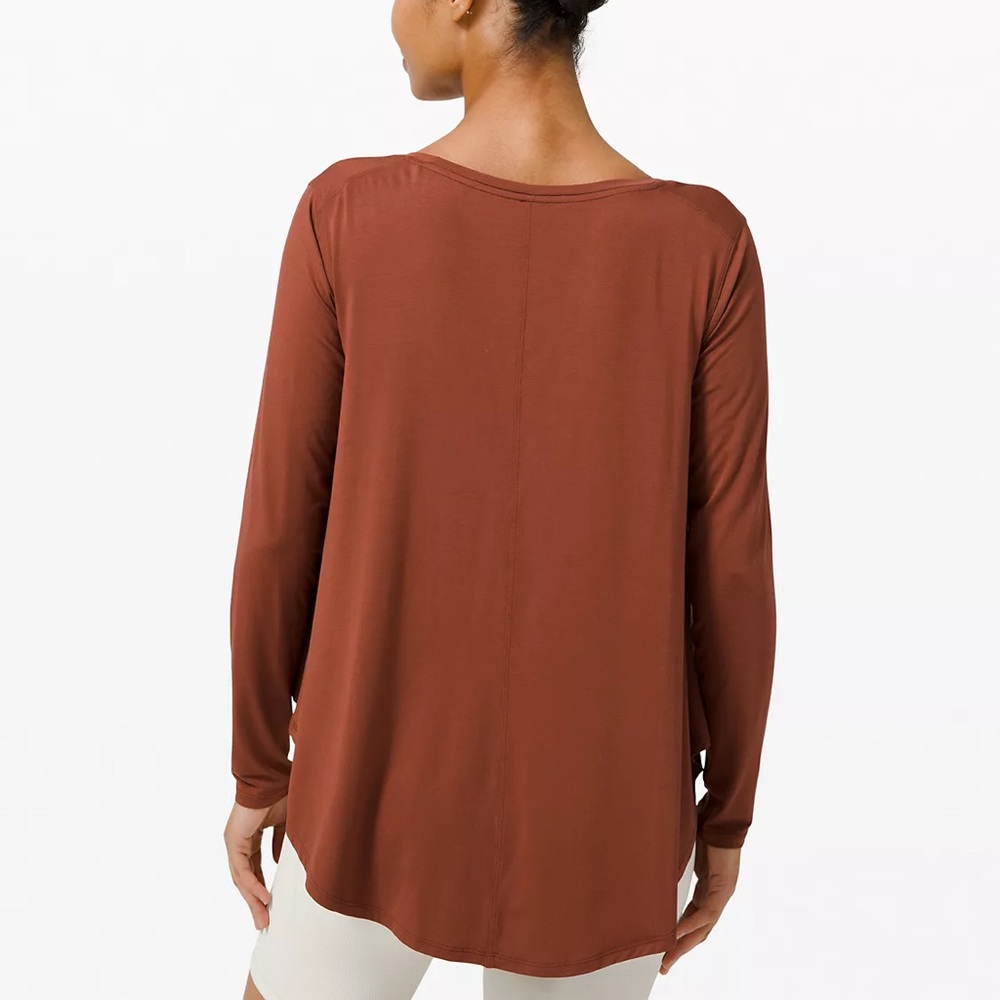 Two Lululemon Up for Down Time Long sleeve tops